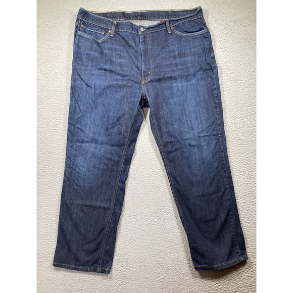 Levis 541 Jeans Mens 42x30 (41x29) Blue Straight Stretch Medium Wash Denim‎ - Picture 1 of 16